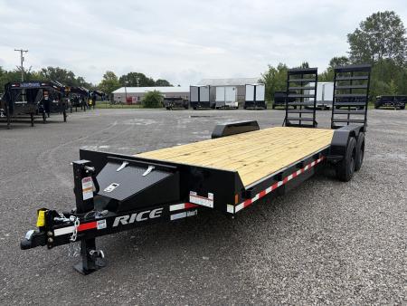 New 2026 Rice Trailers FMHDEC8222 (82  X 22') 16K Equipment Trailer w/ Oversize Ramps