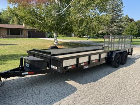 Used USED 2021 H & H 20' Car Hauler 10k