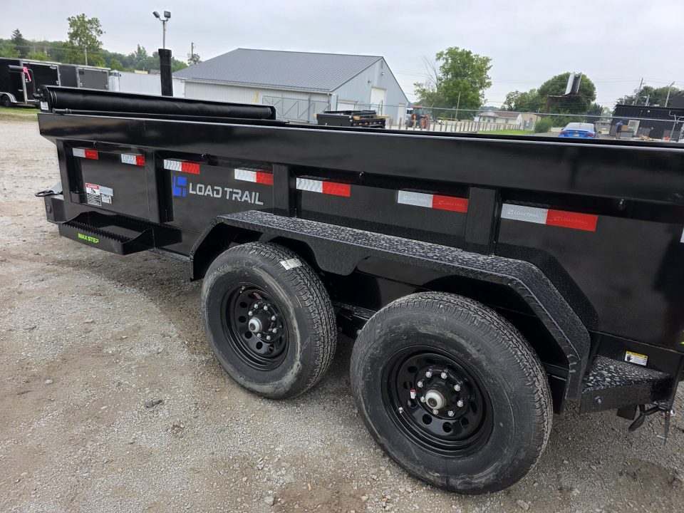 New 2027 Load Trail COMMERCIAL TELESCOPIC 83X14 DUMP TRAILER 2 FT SIDES 7 GA FLOOR 83 X 14 Dump Trailer