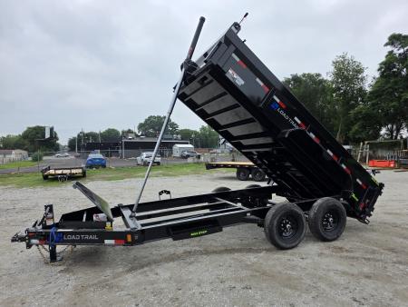New 2027 Load Trail COMMERCIAL TELESCOPIC 83X14 DUMP TRAILER 2 FT SIDES 7 GA FLOOR 83 X 14 Dump Trailer