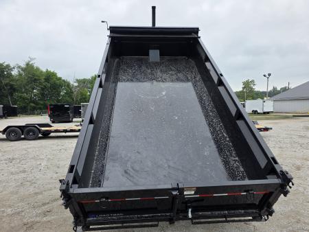 New 2027 Load Trail COMMERCIAL TELESCOPIC 83X14 DUMP TRAILER 2 FT SIDES 7 GA FLOOR 83 X 14 Dump Trailer