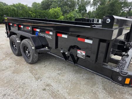 New 2027 Load Trail COMMERCIAL TELESCOPIC 83X14 DUMP TRAILER 2 FT SIDES 7 GA FLOOR 83 X 14 Dump Trailer