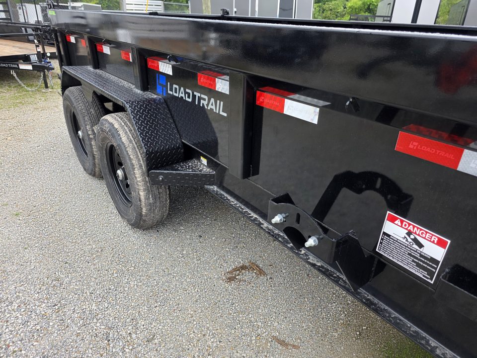 New 2027 Load Trail COMMERCIAL TELESCOPIC 83X14 DUMP TRAILER 2 FT SIDES 7 GA FLOOR 83 X 14 Dump Trailer