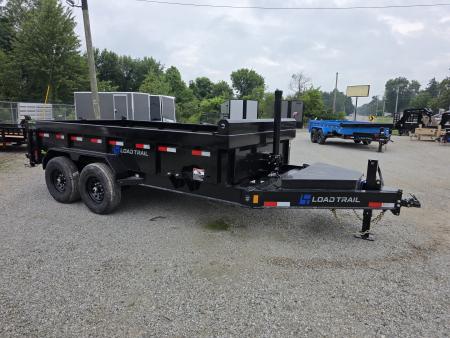 New 2027 Load Trail COMMERCIAL TELESCOPIC 83X14 DUMP TRAILER 2 FT SIDES 7 GA FLOOR 83 X 14 Dump Trailer
