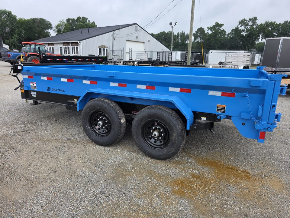 New 2026 Load Trail 83 X 14 DUMP TRAILER 14,000 GVWR 83X14 7X14 Dump Trailer