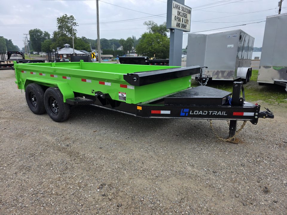 New 2026 Load Trail 83 X 14 DUMP TRAILER 14,000 GVWR 83X14 7X14 Dump Trailer