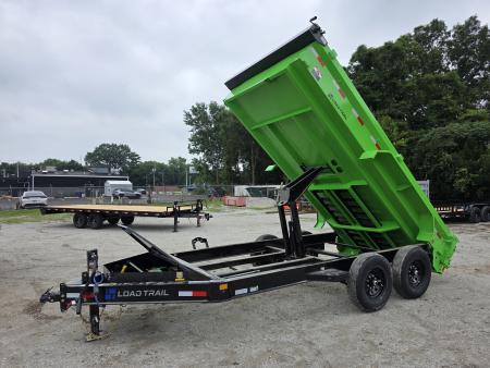 New 2026 Load Trail 83 X 14 DUMP TRAILER 14,000 GVWR 83X14 7X14 Dump Trailer