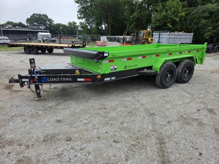 New 2026 Load Trail 83 X 14 DUMP TRAILER 14,000 GVWR 83X14 7X14 Dump Trailer