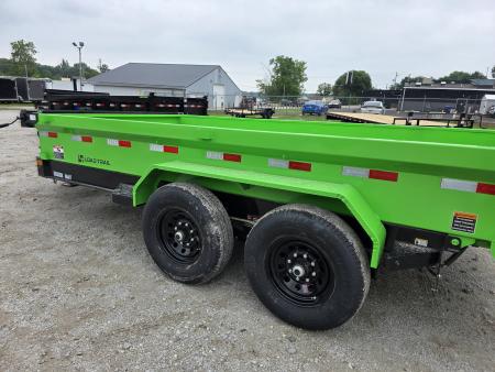 New 2026 Load Trail 83 X 14 DUMP TRAILER 14,000 GVWR 83X14 7X14 Dump Trailer