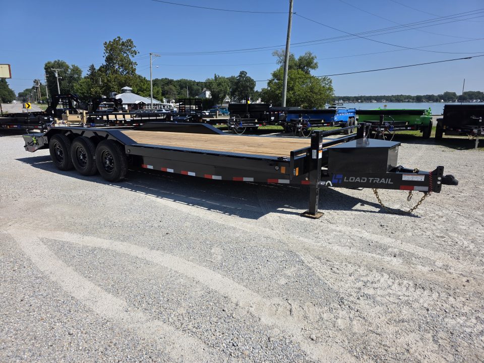 New 2027 Load Trail 102" x 24' MAX RAMPS Triple Axle Carhauler EQUIPMENT TRAILER 21K GVWR Car Hauler 102X24