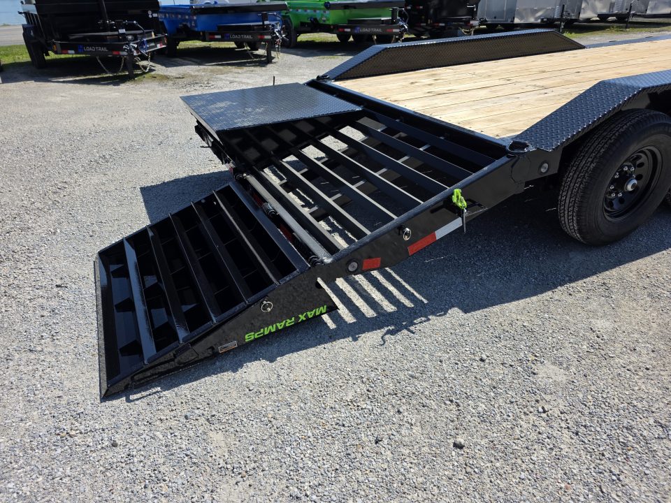 New 2027 Load Trail 102" x 24' MAX RAMPS Triple Axle Carhauler EQUIPMENT TRAILER 21K GVWR Car Hauler 102X24