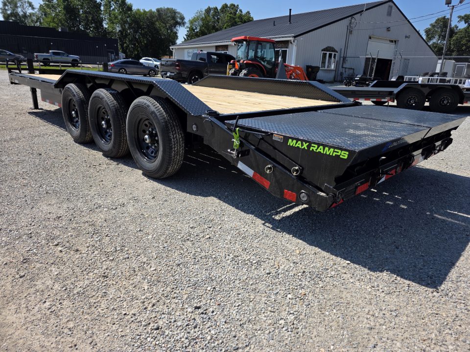 New 2027 Load Trail 102" x 24' MAX RAMPS Triple Axle Carhauler EQUIPMENT TRAILER 21K GVWR Car Hauler 102X24