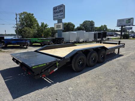 New 2027 Load Trail 102" x 24' MAX RAMPS Triple Axle Carhauler EQUIPMENT TRAILER 21K GVWR Car Hauler 102X24