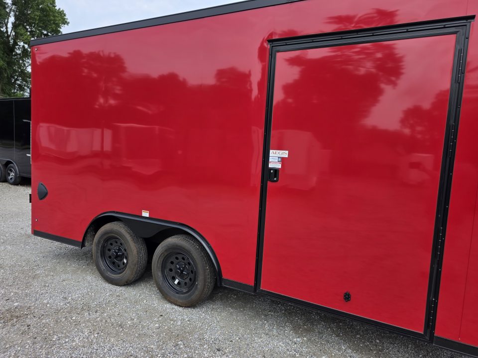 New 2026 Cross Trailers 8.5X16 UTV SXS SCREWLESS 030 BLACKOUT TRIM GOLF CART 8.5 X 16 Cargo / Enclosed Trailer
