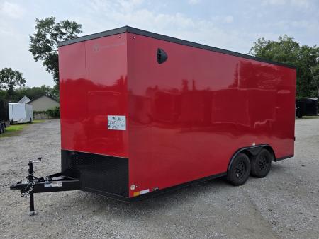 New 2026 Cross Trailers 8.5X16 UTV SXS SCREWLESS 030 BLACKOUT TRIM GOLF CART 8.5 X 16 Cargo / Enclosed Trailer