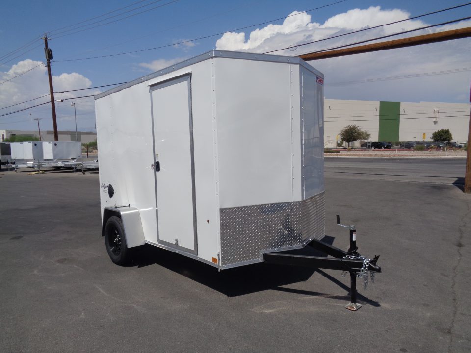 New 2027 Pace American 6x10 * Out Back DLX * V-Nose Single Axle Cargo Trailer w/ Double Rear Doors