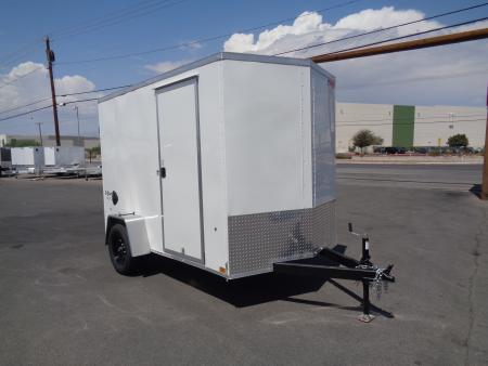 New 2027 Pace American 6x10 * Out Back DLX * V-Nose Single Axle Cargo Trailer w/ Double Rear Doors
