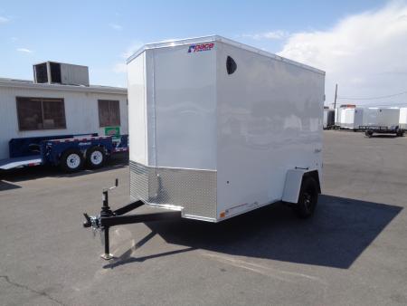 New 2027 Pace American 6x10 * Out Back DLX * V-Nose Single Axle Cargo Trailer w/ Double Rear Doors