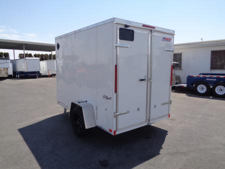 New 2027 Pace American 6x10 * Out Back DLX * V-Nose Single Axle Cargo Trailer w/ Double Rear Doors