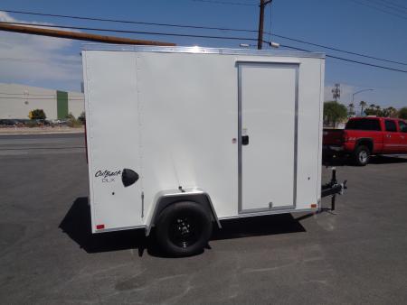New 2027 Pace American 6x10 * Out Back DLX * V-Nose Single Axle Cargo Trailer w/ Double Rear Doors