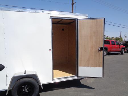 New 2027 Pace American 6x10 * Out Back DLX * V-Nose Single Axle Cargo Trailer w/ Double Rear Doors