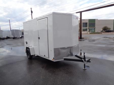 New 2027 Pace American 6x10 * Out Back DLX * V-Nose Single Axle Cargo Trailer w/ Double Rear Doors