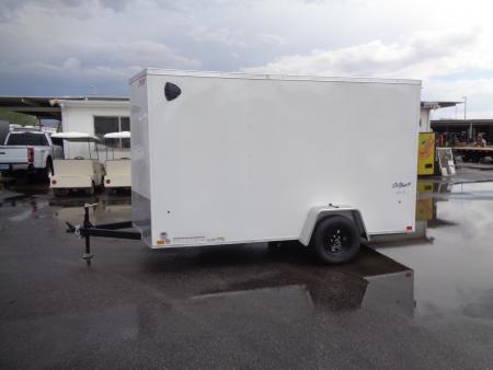New 2027 Pace American 6x12 * Out Back DLX * V-Nose Single Axle Cargo Trailer w/ Ramp Door