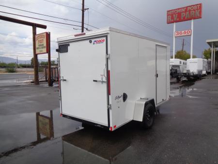 New 2027 Pace American 6x12 * Out Back DLX * V-Nose Single Axle Cargo Trailer w/ Ramp Door