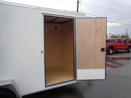 New 2027 Pace American 6x12 * Out Back DLX * V-Nose Single Axle Cargo Trailer w/ Ramp Door