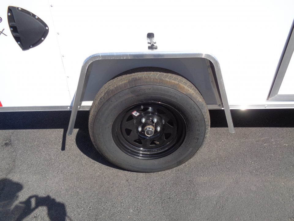New 2027 Pace American 6x10 * Out Back DLX * V-Nose Single Axle Cargo Trailer w/ Rear Ramp Door