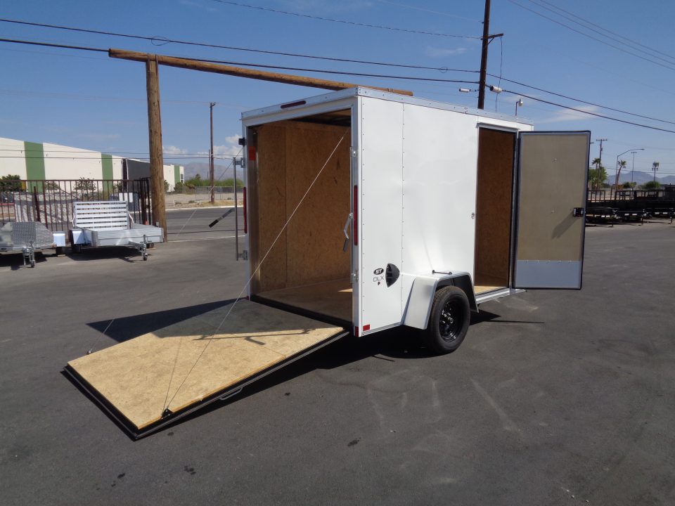 New 2027 Pace American 6x10 * Out Back DLX * V-Nose Single Axle Cargo Trailer w/ Rear Ramp Door