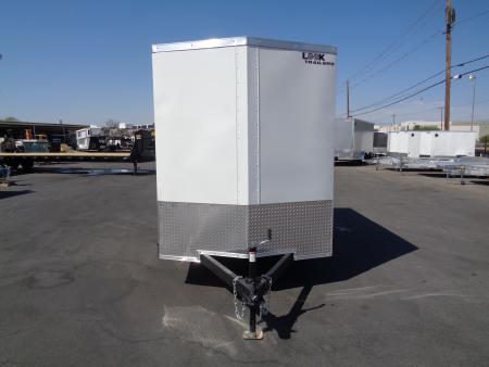 New 2027 Pace American 6x10 * Out Back DLX * V-Nose Single Axle Cargo Trailer w/ Rear Ramp Door