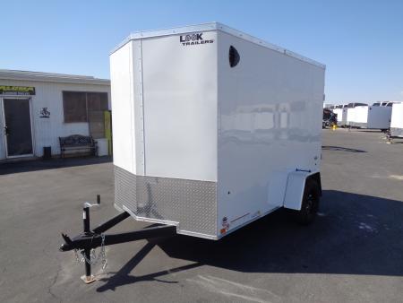 New 2027 Pace American 6x10 * Out Back DLX * V-Nose Single Axle Cargo Trailer w/ Rear Ramp Door