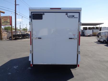 New 2027 Pace American 6x10 * Out Back DLX * V-Nose Single Axle Cargo Trailer w/ Rear Ramp Door