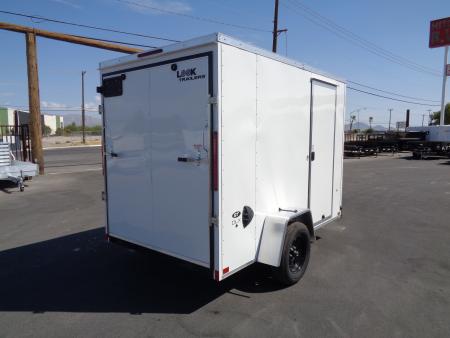 New 2027 Pace American 6x10 * Out Back DLX * V-Nose Single Axle Cargo Trailer w/ Rear Ramp Door