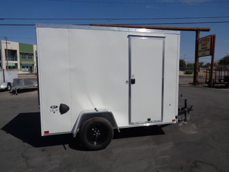 New 2027 Pace American 6x10 * Out Back DLX * V-Nose Single Axle Cargo Trailer w/ Rear Ramp Door