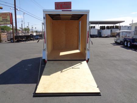New 2027 Pace American 6x10 * Out Back DLX * V-Nose Single Axle Cargo Trailer w/ Rear Ramp Door