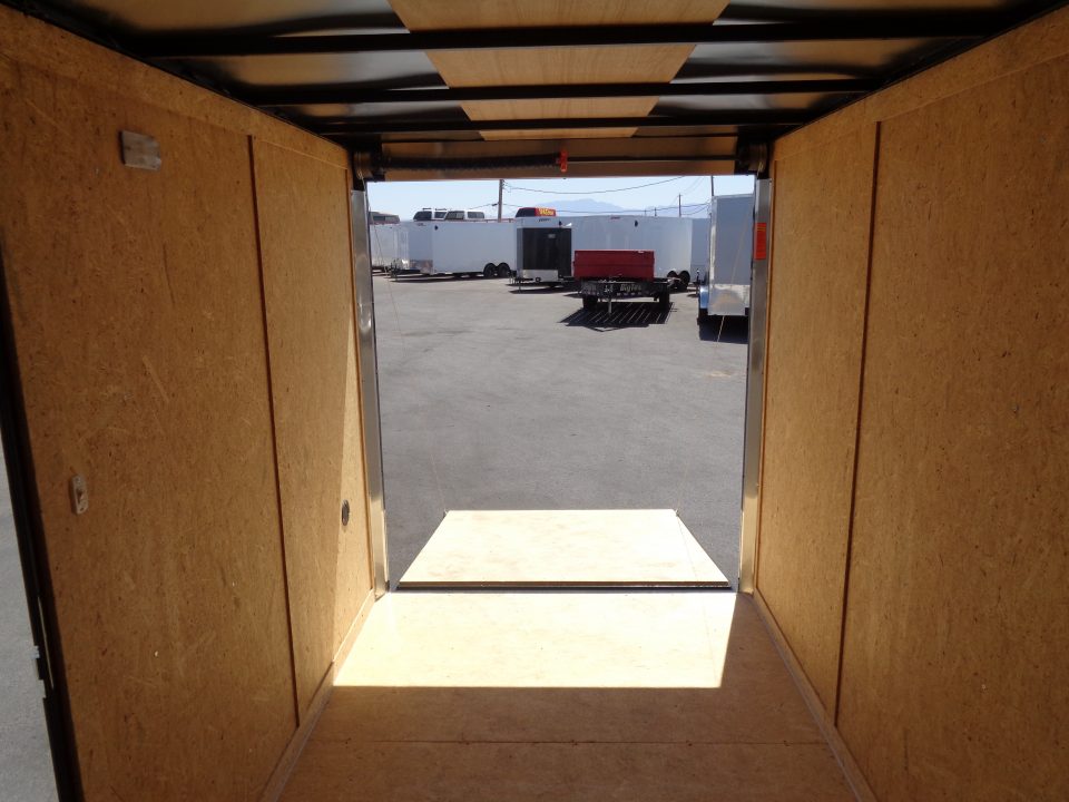 New 2027 Pace American 6x12 * Out Back DLX * V-Nose Single Axle Cargo Trailer w/ Rear Ramp Door