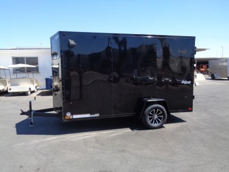 New 2027 Pace American 6x12 * Out Back DLX * V-Nose Single Axle Cargo Trailer w/ Rear Ramp Door