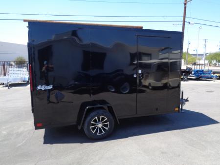 New 2027 Pace American 6x12 * Out Back DLX * V-Nose Single Axle Cargo Trailer w/ Rear Ramp Door