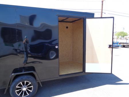 New 2027 Pace American 6x12 * Out Back DLX * V-Nose Single Axle Cargo Trailer w/ Rear Ramp Door