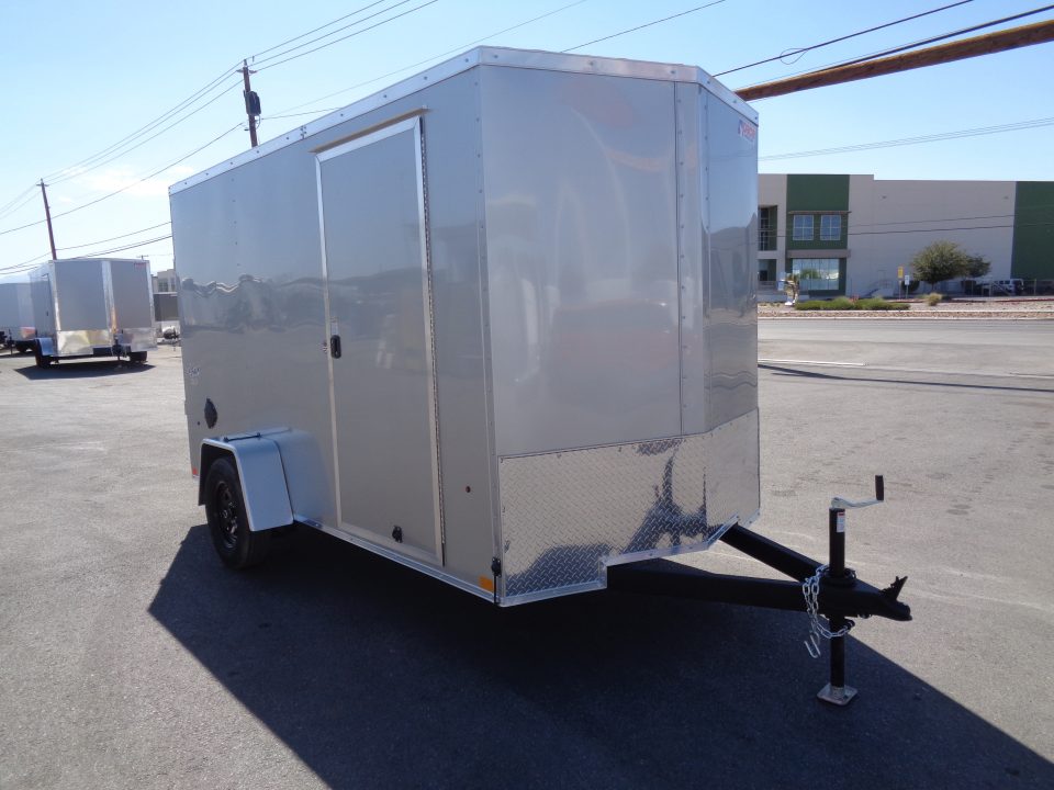 New 2027 Pace American 6x12 * Out Back DLX * V-Nose Single Axle Cargo Trailer w/ Rear Ramp Door