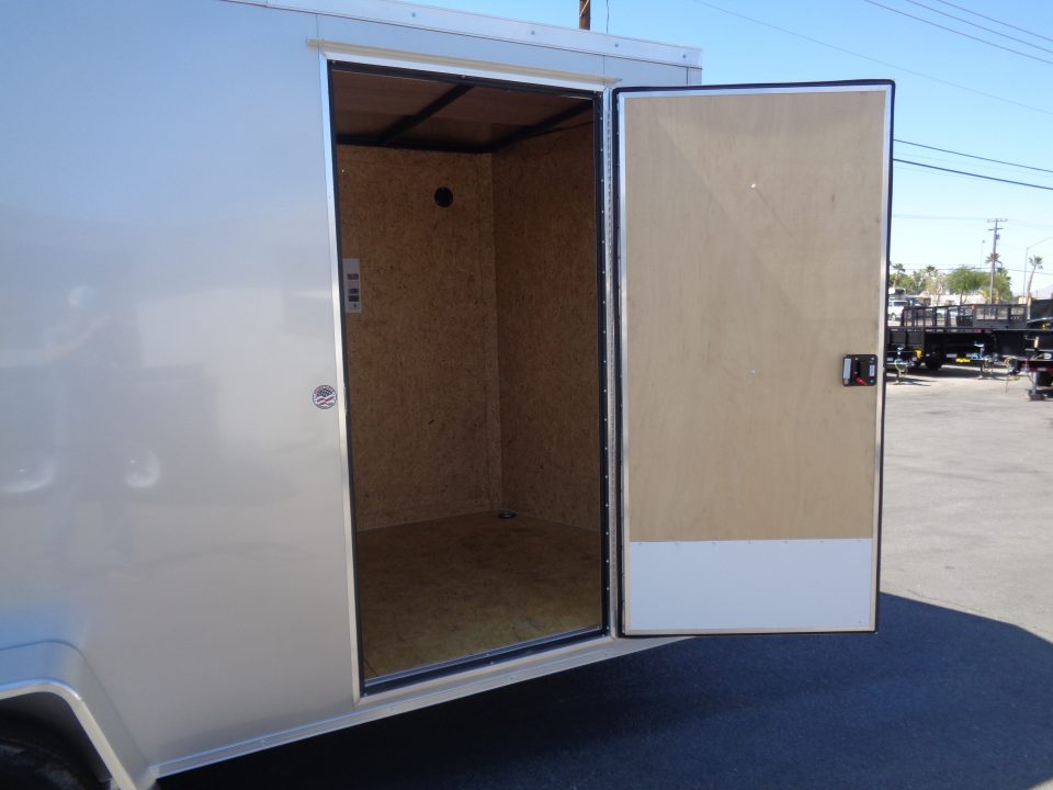 New 2027 Pace American 6x12 * Out Back DLX * V-Nose Single Axle Cargo Trailer w/ Rear Ramp Door