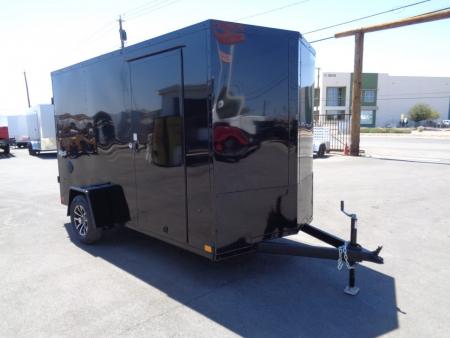 New 2027 Pace American 6x12 * Out Back DLX * V-Nose Single Axle Cargo Trailer w/ Rear Ramp Door