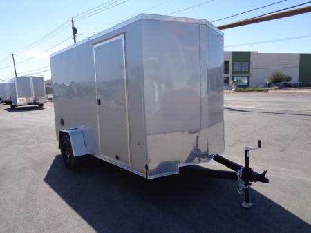 New 2027 Pace American 6x12 * Out Back DLX * V-Nose Single Axle Cargo Trailer w/ Rear Ramp Door