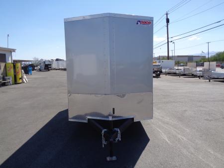 New 2027 Pace American 6x12 * Out Back DLX * V-Nose Single Axle Cargo Trailer w/ Rear Ramp Door