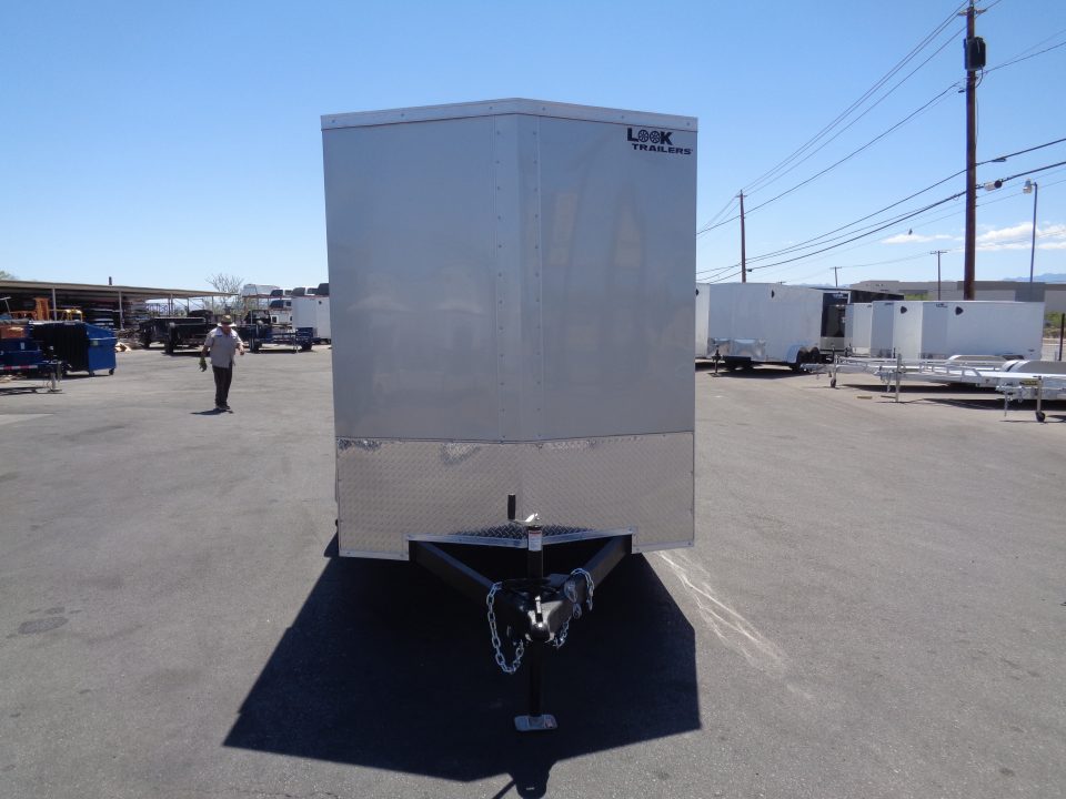 New 2027 Pace American - Out Back DLX - 6x12 V-Nose Tandem Axle 7k Cargo Trailer w/ Rear Ramp Door
