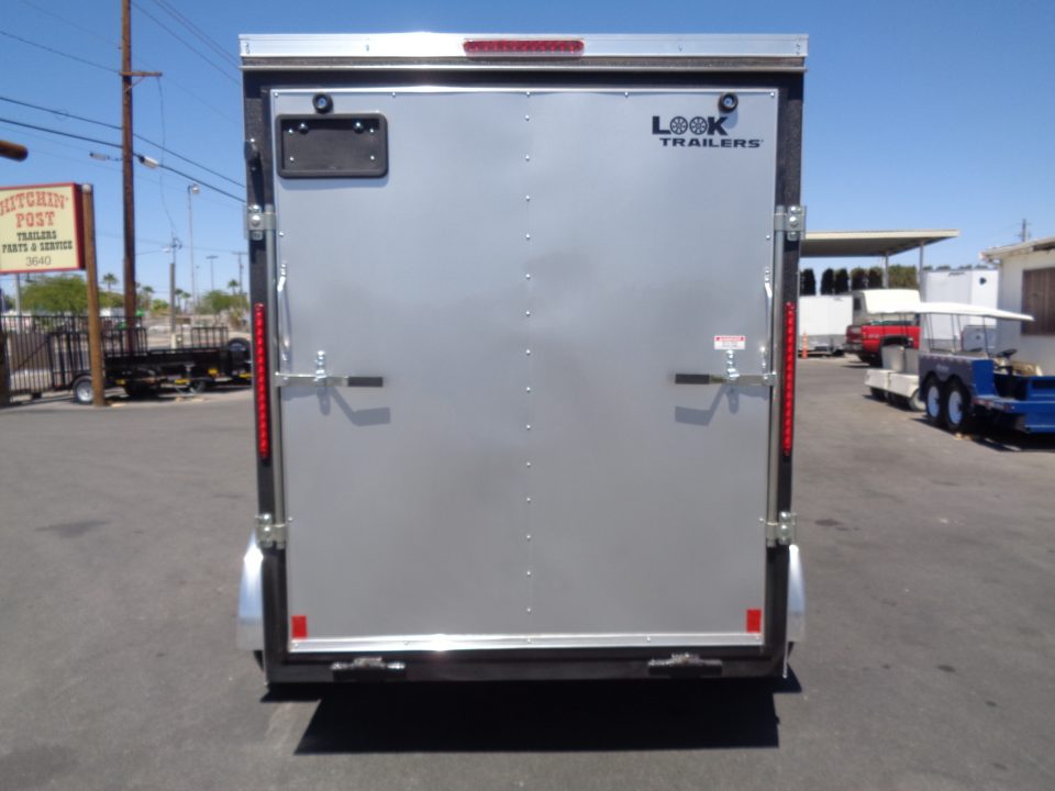 New 2027 Pace American - Out Back DLX - 6x12 V-Nose Tandem Axle 7k Cargo Trailer w/ Rear Ramp Door