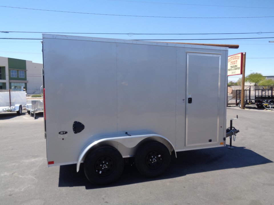 New 2027 Pace American - Out Back DLX - 6x12 V-Nose Tandem Axle 7k Cargo Trailer w/ Rear Ramp Door