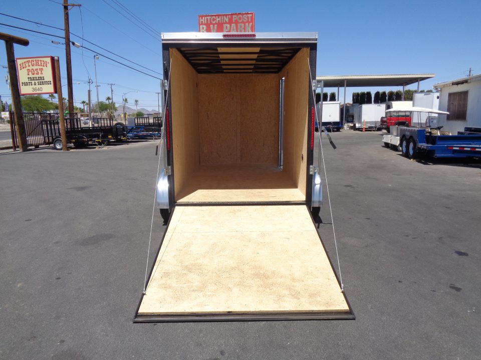 New 2027 Pace American - Out Back DLX - 6x12 V-Nose Tandem Axle 7k Cargo Trailer w/ Rear Ramp Door